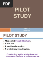 Pilot Study