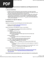 Protein Nomenclature Guidelines and Requirements For BOR Authors