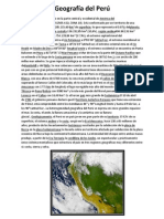 Geografía del Perú: territorio, regiones y datos clave