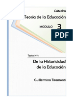 1242031731.01 - Tiramonti - De la historicidad de la educación.pdf