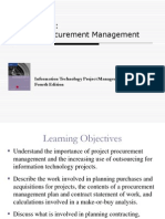 Project Procurement Management Ch12