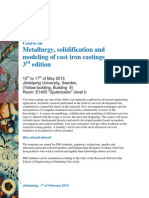 Metallurgy, Solidification and Modeling of Cast Iron Castings 3 Edition