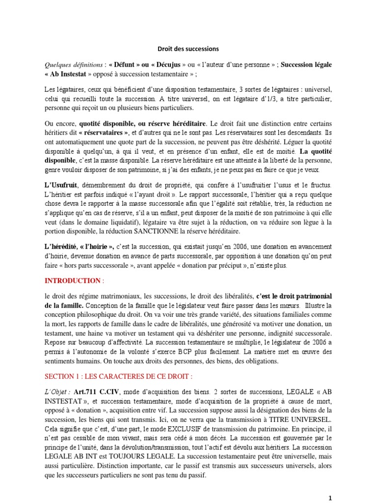 Modèle Gratuit De Quittance Par Les Héritiers Au Liquidateur Droit Des Successions | PDF | Droit statutaire | Testament (droit)