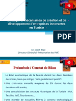 Statégie Et Mécanismes de Création Et de Développement D'entreprises Innovantes en Tunisie PDF