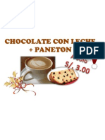 Chocolate Con Leche + Paneton