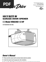 Download Chamberlain WD822KD Garage Door Opener by hwfitzjr SN139435444 doc pdf