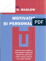 49807681 a H Maslow Motivatie Si Personalitate