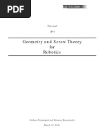 Download Geometry and Screw Theory for Robotics by Songyan Xin SN139452902 doc pdf