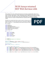 Handling JSON Arrays Returned From ASP