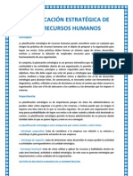 Planeacion de Recursos Humanos