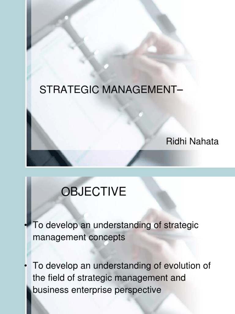 Strategic Management | PDF