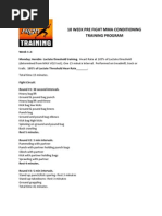 Body Armor Mma Training Program Phil Daru Pdf Foot Goal