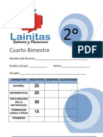 2do Grado - Bimestre 4