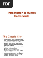 Introduction to Human Settlements