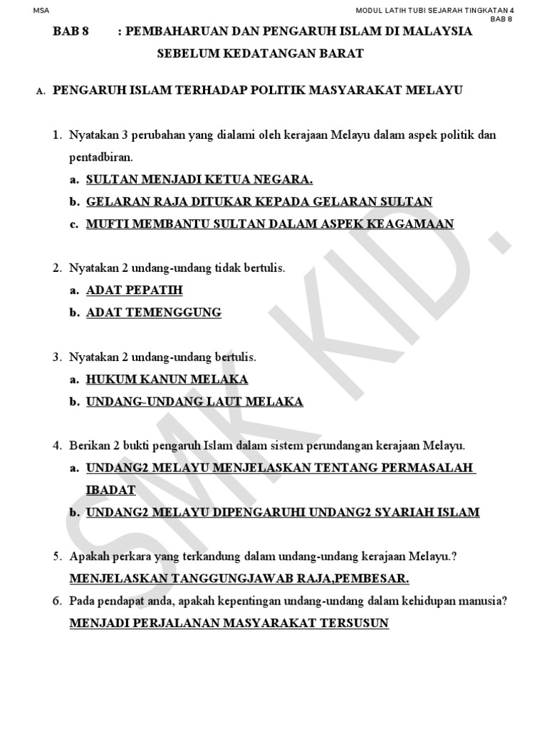 Jawapan Bab 8 Pdf