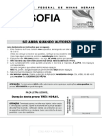 Prova de Filosofia - Vestibular Ufmg 2009