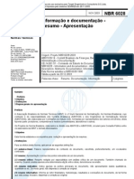 ABNT NBR 6028 - Resumos (Original)