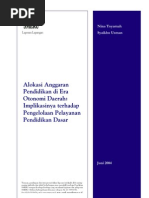 Download Alokasi Anggaran Pendidikan Di Era Otda by brilliant76 SN139503905 doc pdf