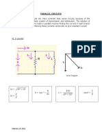 R-C PARALLEL CIRCUITS