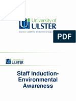 Environmental Awareness Staff Induction