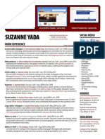 Suzanne Yada Resume - Revised 7/14/10