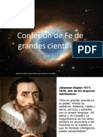 La Fe Confesada Por Genios de La Ciencia