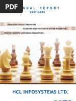 2007-2008 ANNUAL REPORT OF HCL