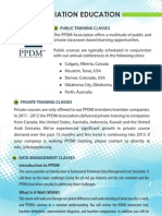 PPDM Education Brochure 2012
