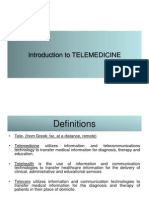 Introduction to Telemedicine in 40 Characters