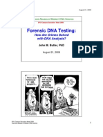 Forensic DNA Testing