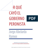 Porqué Cayo El Gobierno Peronista-Jorge Abelardo Ramos