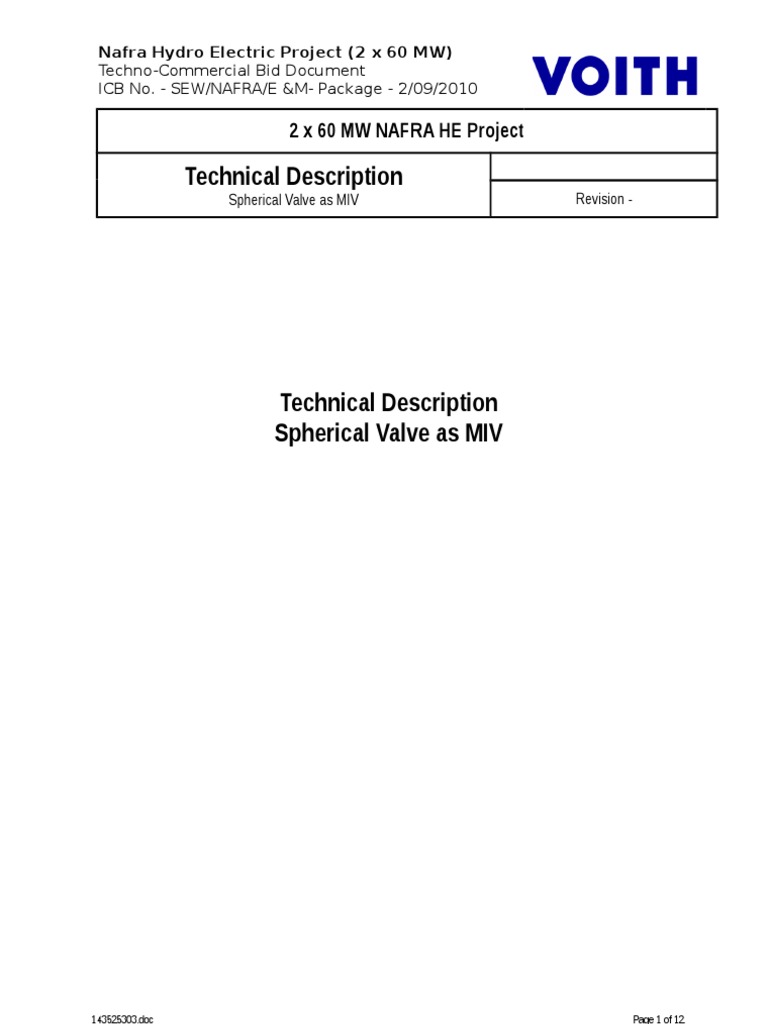 Spherical Valve Design for Hydro Power | PDF | Valve | Stress (Mechanics)
