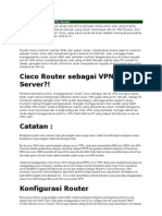 Cisco Router Sebagai VPN Server