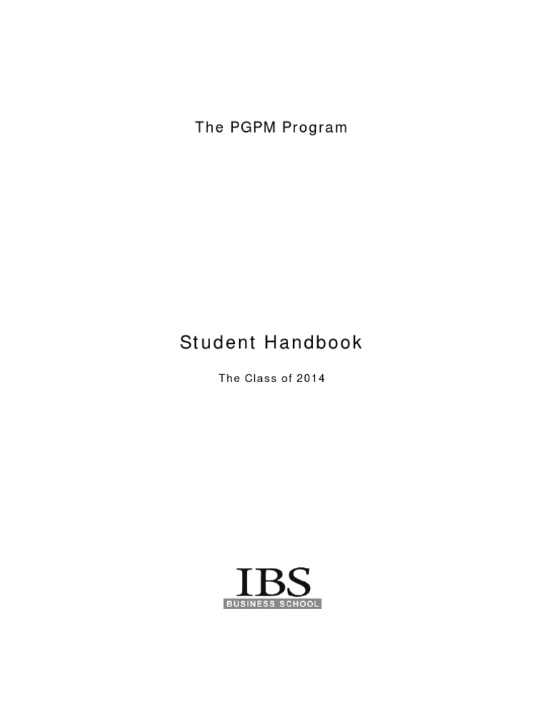 Ibs Handbook | PDF