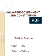 Philippine Government and Constitution