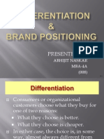 Differentiation & Brand Positioning