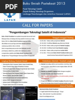 Download Call for Paper Buku Ilmiah Pusteksat-LAPAN by Suryadi Tanuwijaya SN139564187 doc pdf
