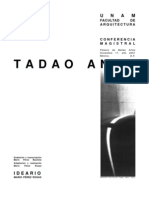 Tadao Ando - Conferencia Magistral UNAM