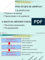 Tipos de Deciciones