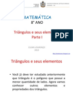 Aula 7 - 8° Ano - Triângulos e Seus Elementos