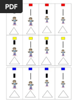 Blocos Lógicos - fichas com as figuras