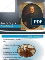 Augusto Comte - Sociología