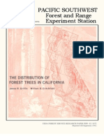 US Forest Service 1972 Tree Distribution in California