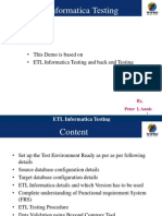 Process For ETL Tesing