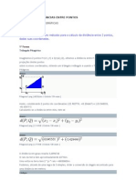 CÁLCULO DE DISTÂNCIAS ENTRE PONTOS