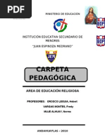 Carpeta Pedagogica Fredy Casi Vista
