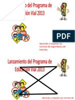 Afiche Educación Vial