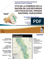 Efecto de La Pobreza en La Degradación de Los Recursos Naturales Focales Del Parque Nacional Huascarán