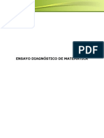 Ensayo Diagnostico Matematica 2012