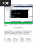 CISP 1610 - Programming in C++ Final Examination (Tax Calculation)